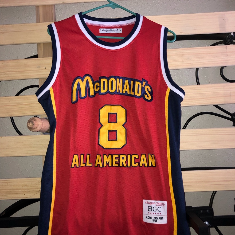Nostalgia Kobe Bryant #8 McDonald’s All American Basketball Jersey